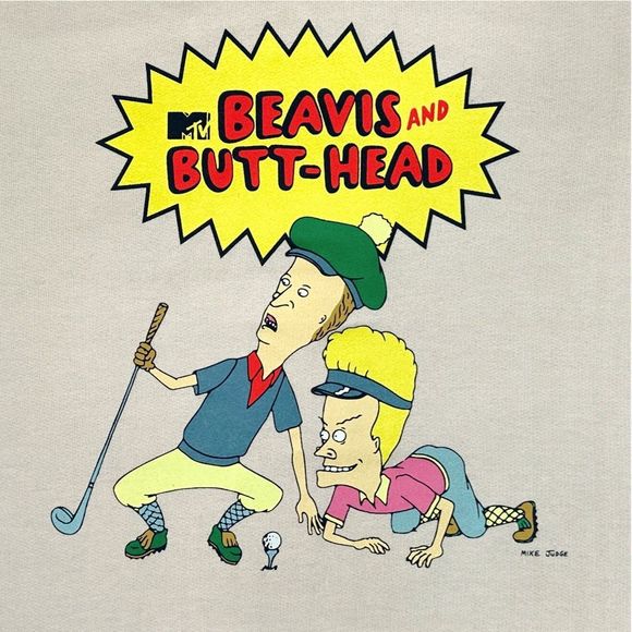 MTV Beavis & Butthead Golf Hoodie - Sizes Small & Medium - Picture 5 of 6
